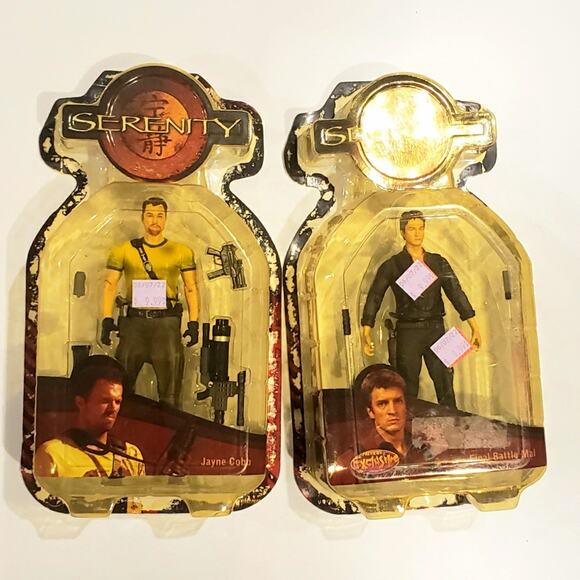 Serenity Diamond Select "Mal" Reynolds & Jayne Cobb figure Series one 2005 - Picture 3 of 4
